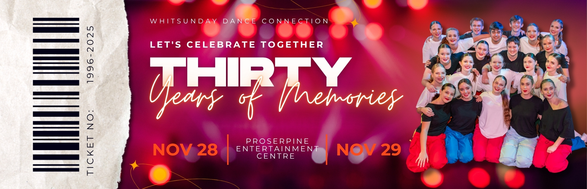 Whitsunday Dance Connection: 30 Years Of Memories | November 2025 | Proserpine Entertainment Centre